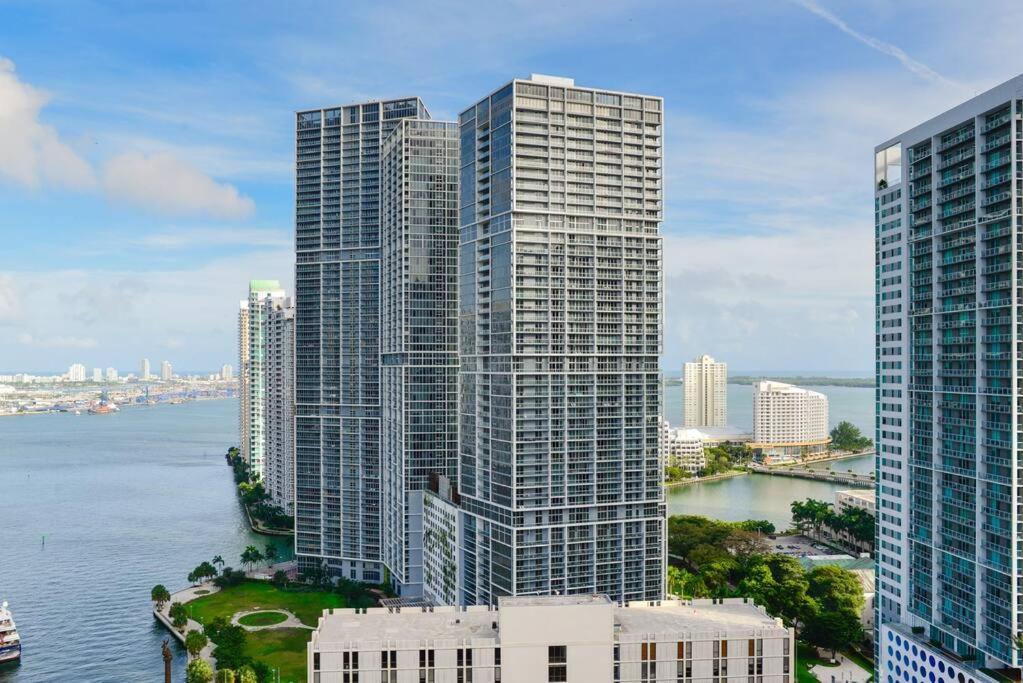 Wonderful 2 Bedroom Apt With Ocean Views At Icon Brickell Miami Exterior foto
