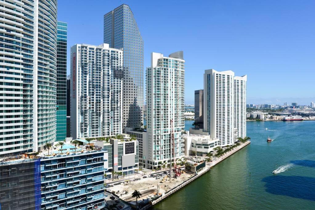 Wonderful 2 Bedroom Apt With Ocean Views At Icon Brickell Miami Exterior foto